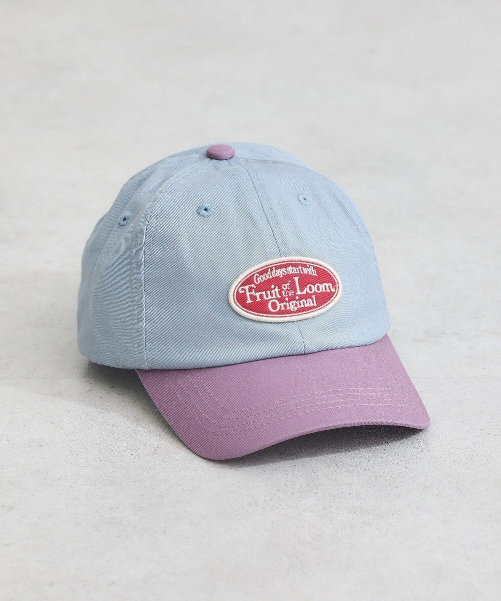 【グリーンパークス/Green Parks】のFRUIT OF THE LOOM 2トーンキャップ インテリア・キッズ・メンズ・レディースファッション・服の通販 founy(ファニー) 　ファッション　Fashion　レディースファッション　WOMEN　帽子　Hats　おすすめ　Recommend　キャップ　Cap　クラシカル　Classical　パッチ　Patch　フォルム　Form　フロント　Front　ベーシック　Basic　メタル　Metal　モチーフ　Motif　ワンポイント　One Point　帽子　Hat　Purple|ID: prp329100004560812 ipo3291000000032247205