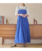 【アースミュージックアンドエコロジー/earth music&ecology】のシフリー刺繍キャミワンピース Blue|ID: prp329100004560931 ipo3291000000033377325