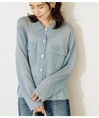 【アメリカンホリック/AMERICAN HOLIC】のシアー襟付きカーディガン Light Blue|ID: prp329100004560978 ipo3291000000033157363