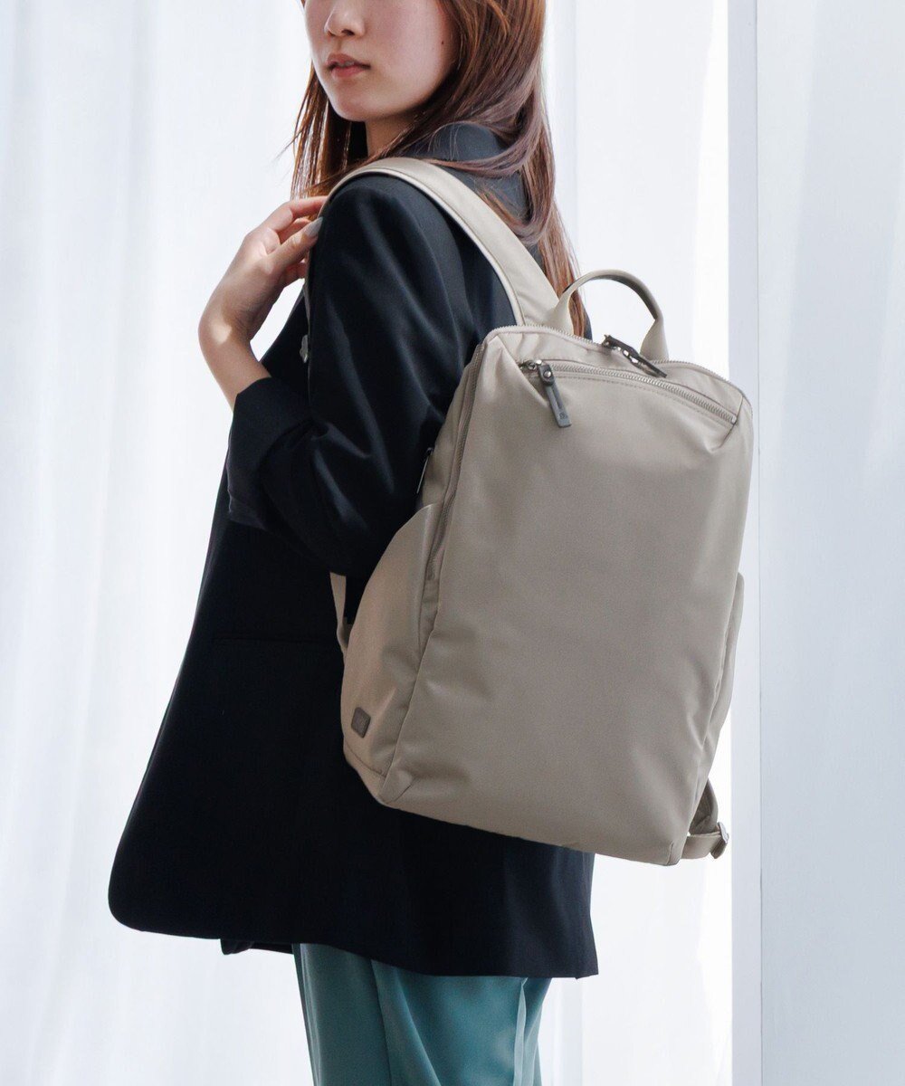 【エースバッグズアンドラゲッジ/ACE BAGS & LUGGAGE】のace. ルフィラ リュックサック A4 14.0インチPC収納 17911 エース インテリア・キッズ・メンズ・レディースファッション・服の通販 founy(ファニー) 　ファッション　Fashion　レディースファッション　Fashion for Women　バッグ　Bags　クッション　Cushion, Throw Pillow　傘　Umbrella, Parasol　軽量　Lightweight, Ultra Light　シンプル　Simple, Minimal　ストライプ　Stripe, Striped Pattern　スマート　Smart, Elegant　セットアップ　Set-Up, Coordinated Outfit　フィット　Fit, Slim Fit　フロント　Front, Front Design　ポケット　Pocket, Pocket Detail　リュック　Backpack, Rucksack　再入荷　Restock / Back in Stock　スーツケース キャリーケース　Suitcase / Carry Case　ビジネス 仕事 通勤　Business / Work / Commuting　グレージュ|ID: prp329100004561006 ipo3291000000032727461