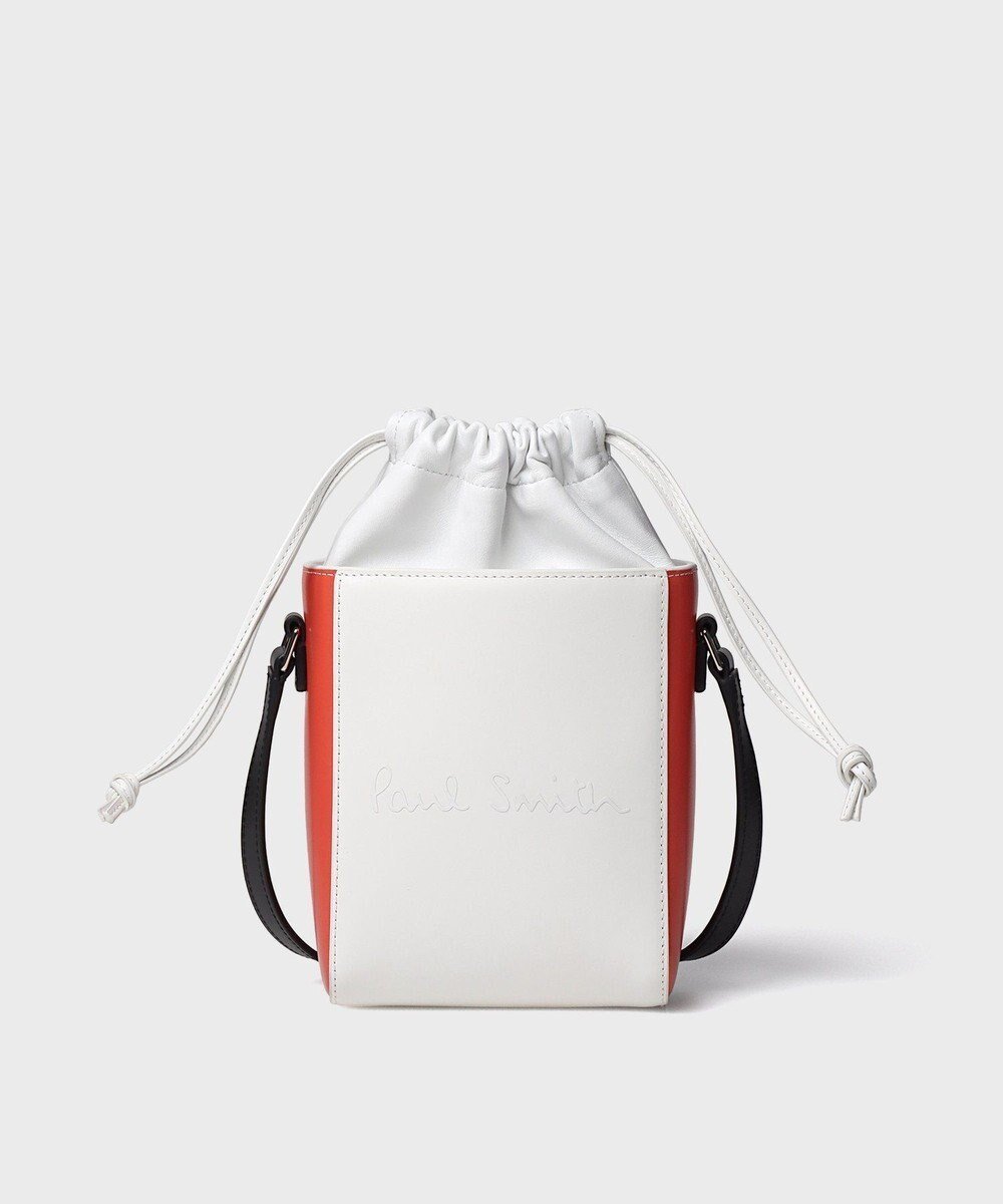 【ポール スミス/Paul Smith】のPaul Smith Shopper ミニショルダー バッグ インテリア・キッズ・メンズ・レディースファッション・服の通販 founy(ファニー) 　ファッション　Fashion　レディースファッション　Ladies' Fashion Online　バッグ　Bag　オレンジ　Orange　ガラス　Glass　巾着　Purse　ショルダー　Shoulder　シンプル　Simple　フラット　Flat　プリント　Print　ボックス　Box　エレガント 上品　Elegant　エクリュ|ID: prp329100004561014 ipo3291000000032695493