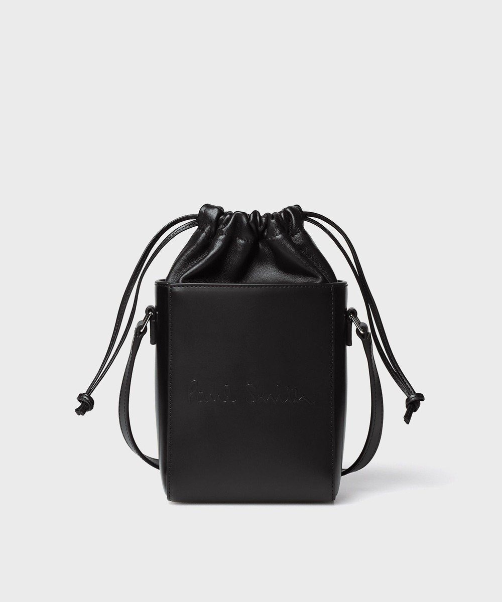 【ポール スミス/Paul Smith】のPaul Smith Shopper ミニショルダー バッグ インテリア・キッズ・メンズ・レディースファッション・服の通販 founy(ファニー) 　ファッション　Fashion　レディースファッション　Ladies' Fashion Online　バッグ　Bag　オレンジ　Orange　ガラス　Glass　巾着　Purse　ショルダー　Shoulder　シンプル　Simple　フラット　Flat　プリント　Print　ボックス　Box　エレガント 上品　Elegant　ブラック|ID: prp329100004561014 ipo3291000000032695494
