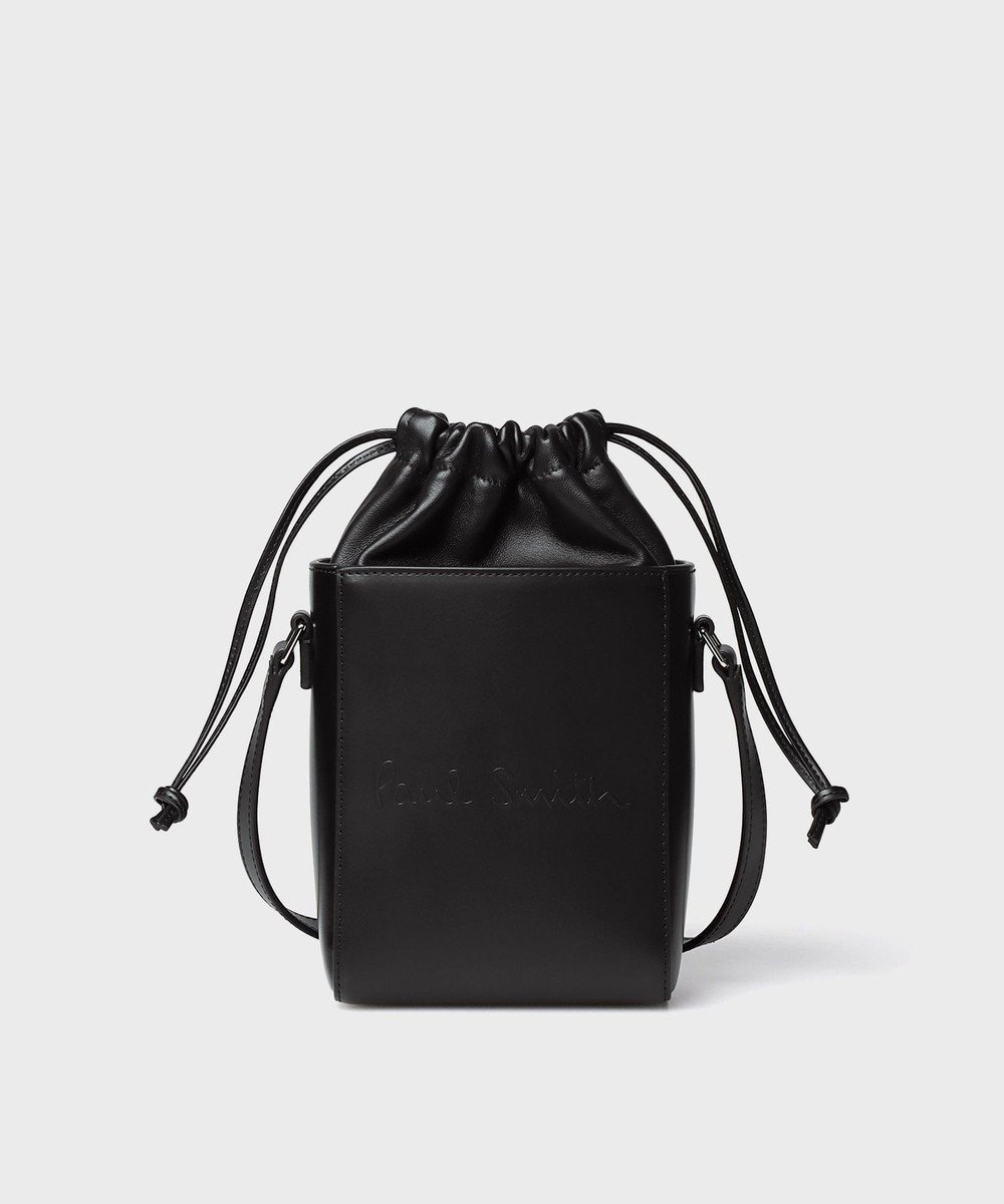 【ポール スミス/Paul Smith】のPaul Smith Shopper ミニショルダー バッグ インテリア・キッズ・メンズ・レディースファッション・服の通販 founy(ファニー) 　ファッション　Fashion　レディースファッション　Fashion for Women　バッグ　Bags　オレンジ　Orange　ガラス　Glass, Glassware　巾着　Drawstring Bag, Kinchaku　ショルダー　Shoulder, Shoulder Strap　シンプル　Simple, Minimal　フラット　Flat, Flat Shoes　プリント　Print, Printed Pattern　ボックス　Boxy, Box Shape　エレガント 上品　Elegant　ブラック|ID: prp329100004561014 ipo3291000000033534614