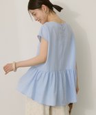 【アメリカンホリック/AMERICAN HOLIC】のペプラムノースリーブブラウス【WEB限定カラー有り】 Sax|ID: prp329100004561093 ipo3291000000032248739