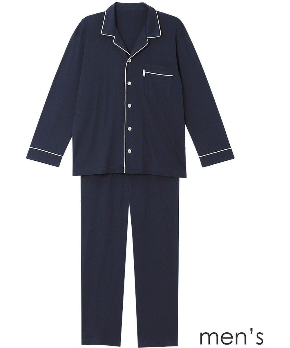 【ワコール 睡眠科学/wacoal suimin / MEN】のメンズ パジャマ 長袖 長ズボン 綿100%(天綿)(本体) YGX504 睡眠科学/ワコール インテリア・キッズ・メンズ・レディースファッション・服の通販 founy(ファニー) 　ファッション　Fashion　メンズファッション　MEN　なめらか　Smooth　パジャマ　Pajamas　ボトム　Bottom　メンズ　Mens　長袖　Long Sleeve　コン|ID: prp329100004562165 ipo3291000000032258113