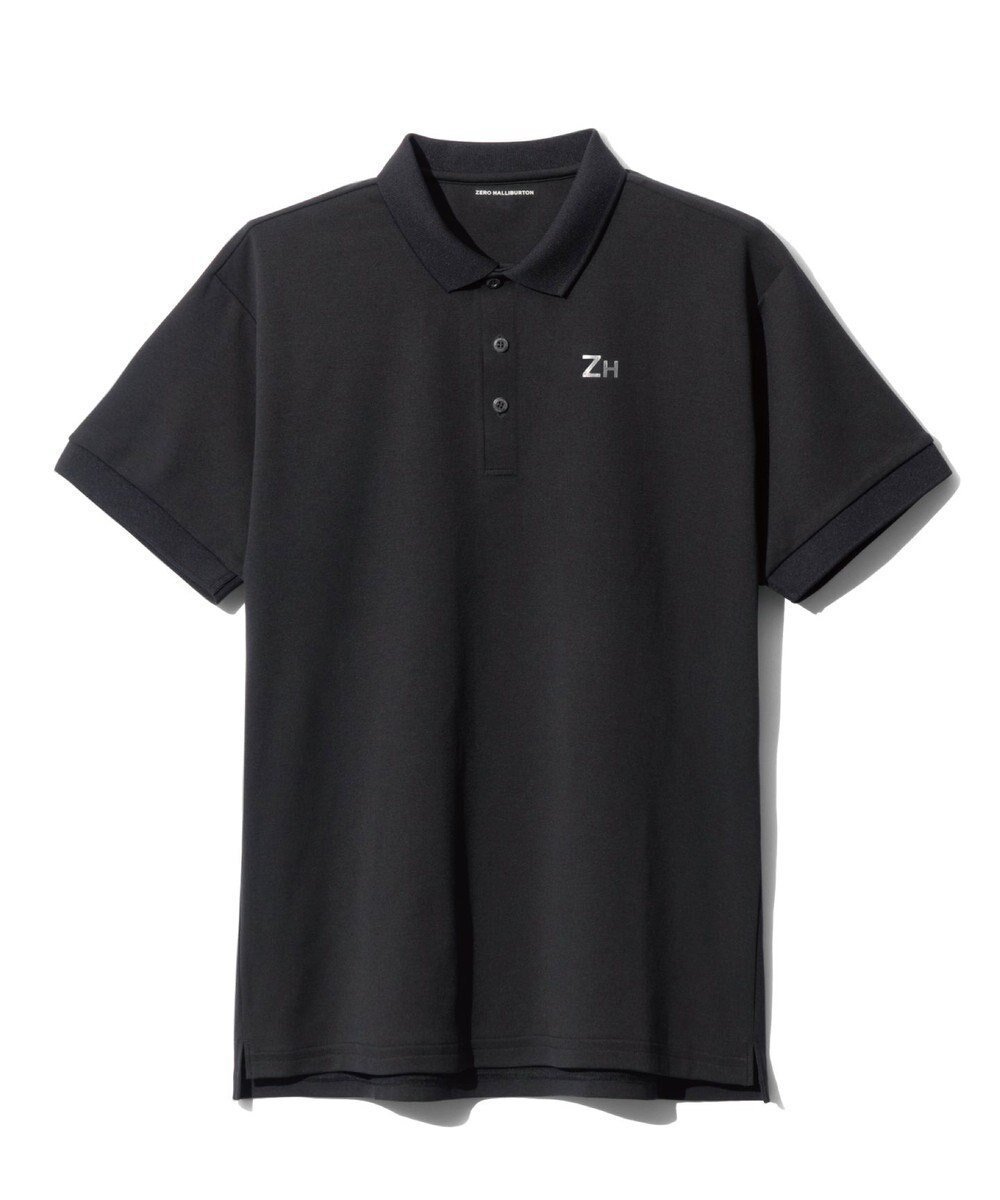 【ゼロハリバートン/ZERO HALLIBURTON / MEN】のデルタSLX ポロシャツ ZHG-A4A 4a 82855 ゴルフウェア インテリア・キッズ・メンズ・レディースファッション・服の通販 founy(ファニー) 　ファッション　Fashion　メンズファッション　Fashion for Men　トップス・カットソー　Cut & Sew Tops　メンズシャツ　Shirts　ポロシャツ / きれいめカジュアルスタイル　Polo Shirts　ゴルフ　Golf　シルバー　Silver, Metallic Silver　シンプル　Simple, Minimal　スリーブ　Sleeve, Long Sleeve / Short Sleeve　パウダー　Powder, Soft Tone　ポロシャツ　Polo Shirt, Collared Tee　ワンポイント　One Point, Statement Accent　再入荷　Restock / Back in Stock　定番　Standard, Basic Item　A/W・秋冬　Autumn/Winter　軽量　Lightweight, Ultra Light　ブラック|ID: prp329100004562192 ipo3291000000032718937