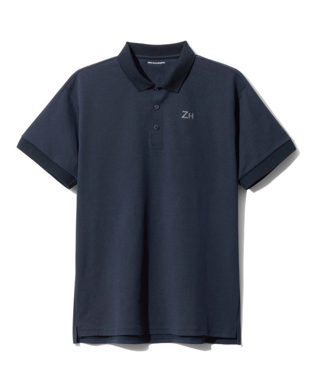 【ゼロハリバートン/ZERO HALLIBURTON / MEN】のデルタSLX ポロシャツ ZHG-A4A 4a 82855 ゴルフウェア インテリア・キッズ・メンズ・レディースファッション・服の通販 founy(ファニー) 　ファッション　Fashion　メンズファッション　Fashion for Men　トップス・カットソー　Cut & Sew Tops　メンズシャツ　Shirts　ポロシャツ / きれいめカジュアルスタイル　Polo Shirts　ゴルフ　Golf　シルバー　Silver, Metallic Silver　シンプル　Simple, Minimal　スリーブ　Sleeve, Long Sleeve / Short Sleeve　パウダー　Powder, Soft Tone　ポロシャツ　Polo Shirt, Collared Tee　ワンポイント　One Point, Statement Accent　再入荷　Restock / Back in Stock　定番　Standard, Basic Item　A/W・秋冬　Autumn/Winter　軽量　Lightweight, Ultra Light　ネイビー|ID: prp329100004562192 ipo3291000000032718939