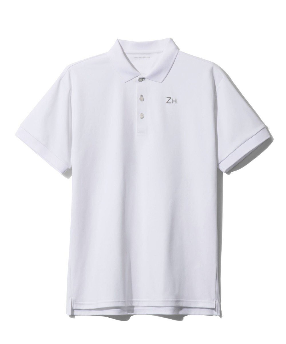 【ゼロハリバートン/ZERO HALLIBURTON / MEN】のデルタSLX ポロシャツ ZHG-A4A 4a 82855 ゴルフウェア インテリア・キッズ・メンズ・レディースファッション・服の通販 founy(ファニー) 　ファッション　Fashion　メンズファッション　Fashion for Men　トップス・カットソー　Cut & Sew Tops　メンズシャツ　Shirts　ポロシャツ / きれいめカジュアルスタイル　Polo Shirts　ゴルフ　Golf　シルバー　Silver, Metallic Silver　シンプル　Simple, Minimal　スリーブ　Sleeve, Long Sleeve / Short Sleeve　パウダー　Powder, Soft Tone　ポロシャツ　Polo Shirt, Collared Tee　ワンポイント　One Point, Statement Accent　再入荷　Restock / Back in Stock　定番　Standard, Basic Item　A/W・秋冬　Autumn/Winter　軽量　Lightweight, Ultra Light　ホワイト|ID: prp329100004562192 ipo3291000000032718941