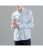 【ジョゼフ オム/JOSEPH HOMME / MEN】のリネンストレッチブロード ウィングカラーシャツ スカイブルー系|ID: prp329100004562198 ipo3291000000032258443