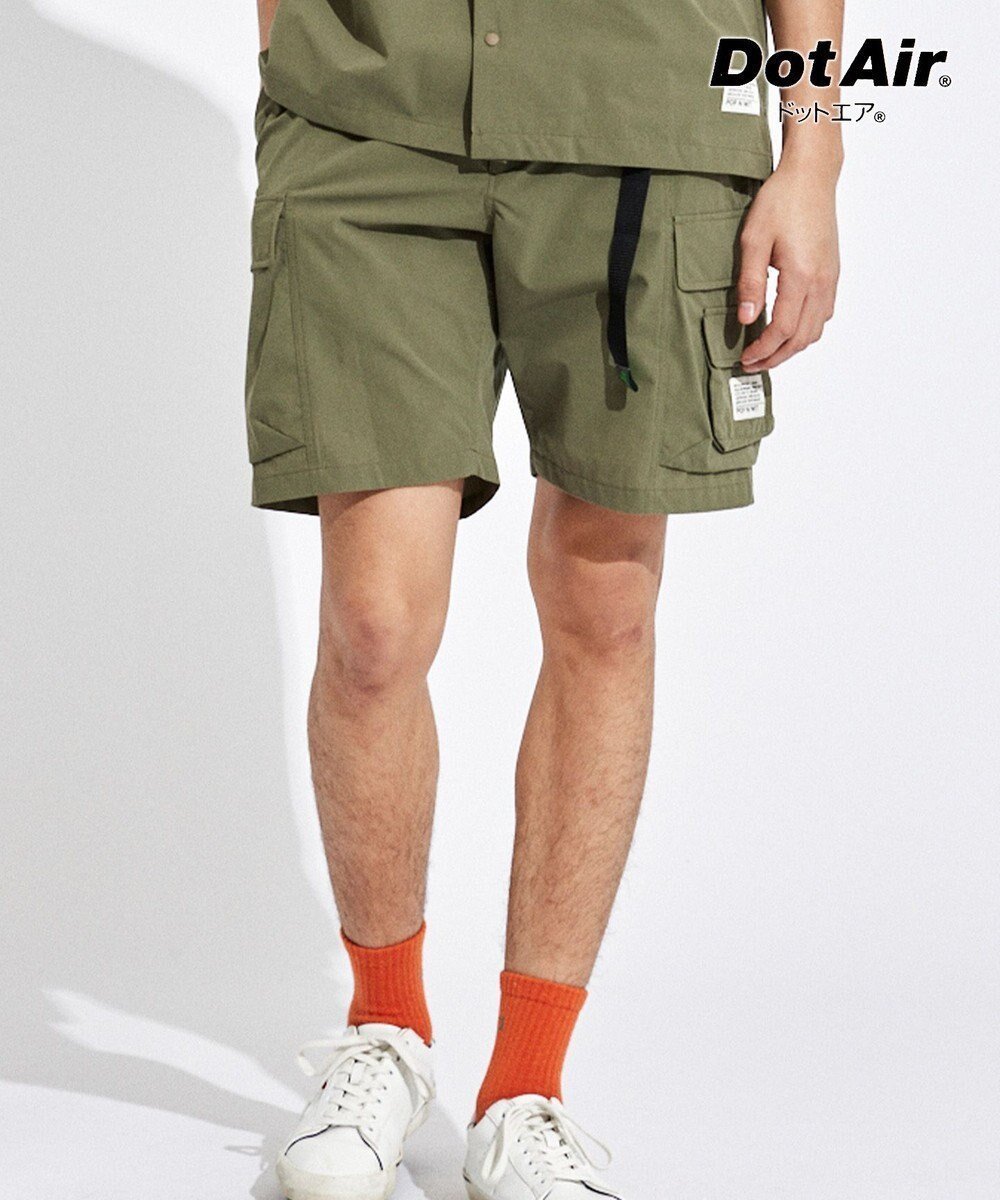 【ピーダブリュサーキュラス/PW CIRCULUS / MEN】の【高通気 / 軽撥水 / 軽量のDotAir 使用】【MEN】ベルテッドショーツ インテリア・キッズ・メンズ・レディースファッション・服の通販 founy(ファニー) 　ファッション　Fashion　メンズファッション　Fashion for Men　ボトムス　Bottoms　春　Spring　軽量　Lightweight, Ultra Light　ショーツ　Shorts, Short Pants　ストレッチ　Stretch, Stretchy Fabric　人気　Popular, Best Seller　ポケット　Pocket, Pocket Detail　S/S・春夏　SS, Spring/Summer, Warm Season　夏　Summer　ゴルフ　Golf　カーキ系|ID: prp329100004562200 ipo3291000000032746046