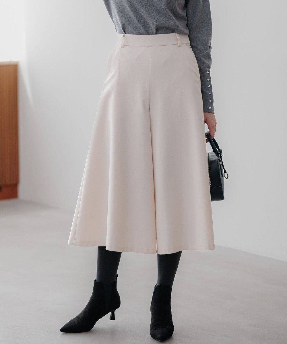 【組曲/KUMIKYOKU】の【WEB限定】ウールライクストレッチ フレアパンツ 人気、トレンドファッション・服の通販 founy(ファニー) 　ファッション　Fashion　レディースファッション　Fashion for Women　パンツ　Pants & Trousers　インナー　Innerwear　キュロット　Culottes, Wide Shorts　コンパクト　Compact, Small Size　ストレッチ　Stretch, Stretchy Fabric　バランス　Balance, Style Balance　フレア　Flare, Flared　ベーシック　Basic, Essential　A/W・秋冬　Autumn/Winter　エレガント 上品　Elegant　 other-1|ID: prp329100004562246 ipo3291000000033583625