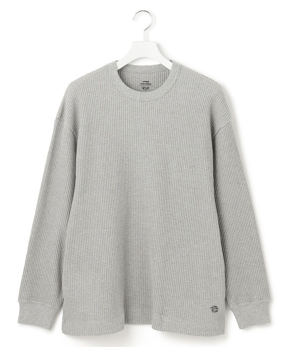 【ジェイプレスヨークストリート/J.PRESS YORK STREET】の【UNISEX】ワッフルロングスリーブ Tシャツ 人気、トレンドファッション・服の通販 founy(ファニー) 　ファッション　Fashion　レディースファッション　Fashion for Women　トップス・カットソー　Cut & Sew Tops　シャツ・ブラウス・オフィスカジュアル　Elegant Blouses & Button-Ups　ロングTシャツ・Tシャツ　Longline T-Shirts & Tees　カットソー・ベーシックTシャツ　Cut-and-Sewn Tops / Stretch Tees & Basics　ユニセックス　Unisex, Genderless　インナー　Innerwear　カットソー　Cut and Sewn Top　トレンド　Trend, Trending Now　トレーナー　Sweatshirt, Trainer　ワッフル　Waffle, Waffle Knit　人気　Popular, Best Seller　夏　Summer　S/S・春夏　SS, Spring/Summer, Warm Season　A/W・秋冬　Autumn/Winter　 other-1|ID: prp329100004562252 ipo3291000000033671305