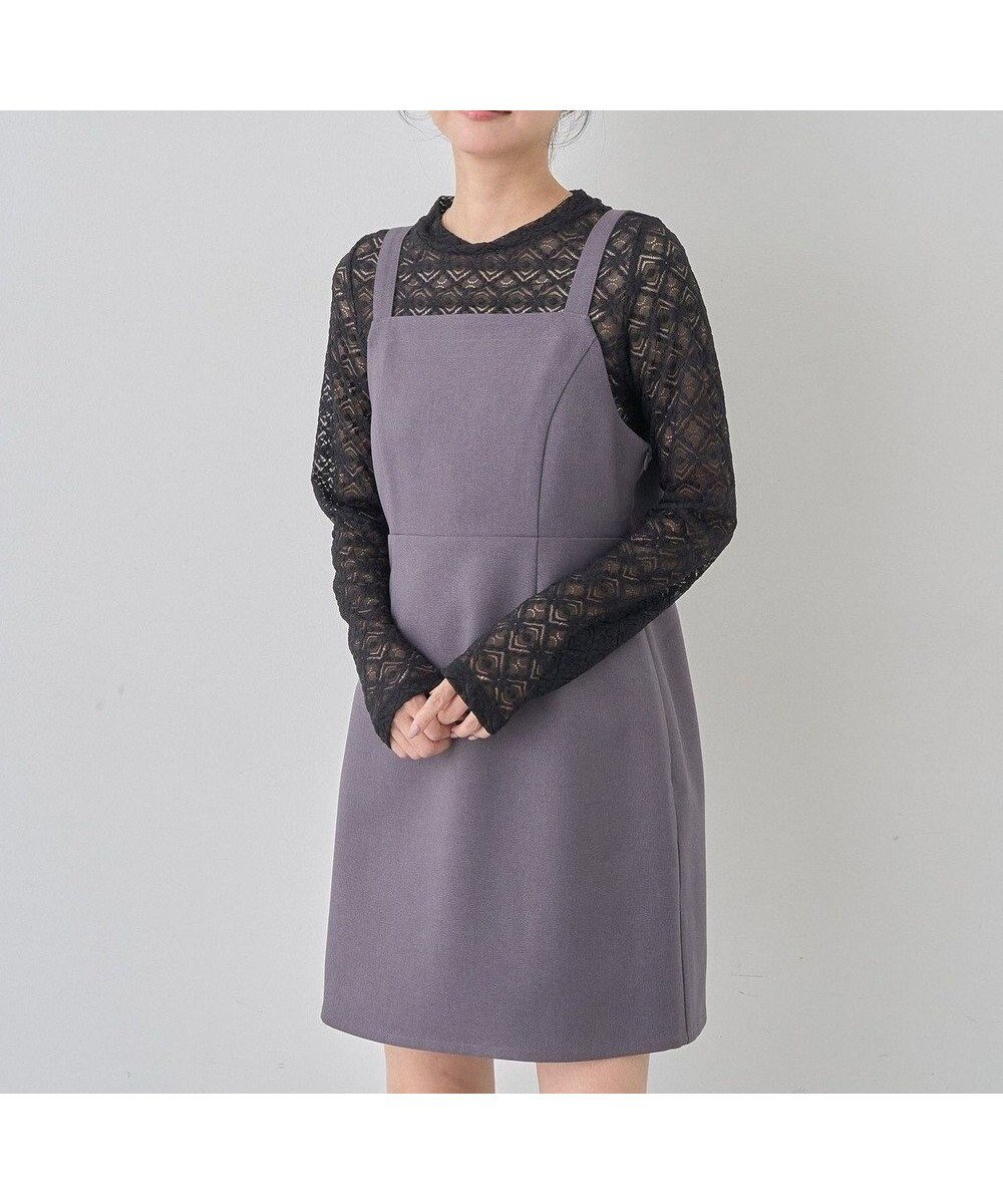 【アースミュージックアンドエコロジー/earth music&ecology】のスクエアネックミニワンピース 人気、トレンドファッション・服の通販 founy(ファニー) ファッション Fashion レディースファッション Fashion for Women ワンピース Dresses おすすめ Recommended / Our Picks コンパクト Compact, Small Size スクエア Square, Square Shape トレンド Trend, Trending Now フォルム Silhouette, Form ボトム Bottoms, Lower Wear ポケット Pocket, Pocket Detail レース Lace, Lace Fabric A/W・秋冬 Autumn/Winter other-1|ID: prp329100004562283 ipo3291000000033660494