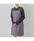 【アースミュージックアンドエコロジー/earth music&ecology】のスクエアネックミニワンピース 人気、トレンドファッション・服の通販 founy(ファニー) ファッション Fashion レディースファッション Fashion for Women ワンピース Dresses おすすめ Recommended / Our Picks コンパクト Compact, Small Size スクエア Square, Square Shape トレンド Trend, Trending Now フォルム Silhouette, Form ボトム Bottoms, Lower Wear ポケット Pocket, Pocket Detail レース Lace, Lace Fabric A/W・秋冬 Autumn/Winter thumbnail Gray|ID: prp329100004562283 ipo3291000000033660495