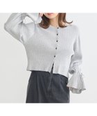 【アースミュージックアンドエコロジー/earth music&ecology】のキャンディースリーブカーディガン 人気、トレンドファッション・服の通販 founy(ファニー) ファッション Fashion レディースファッション WOMEN トップス・カットソー Tops/Tshirt カーディガン Cardigans おすすめ Recommend カーディガン Cardigan コンパクト Compact スリーブ Sleeve フィット Fit フェミニン Feminine フォルム Form ポケット Pocket リブニット Rib Knit ワイド Wide A/W・秋冬 Aw・Autumn/Winter・Fw・Fall-Winter thumbnail Gray|ID: prp329100004562286 ipo3291000000032259520