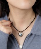 【ウィゴー/WEGO】のLハートチョーカー シルバー|ID: prp329100004562291 ipo3291000000033685095