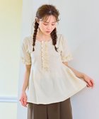 【フェルゥ/Feroux】の【洗える】フリルデザインペプラムニットトップス アイボリー系|ID: prp329100004562295 ipo3291000000033605405