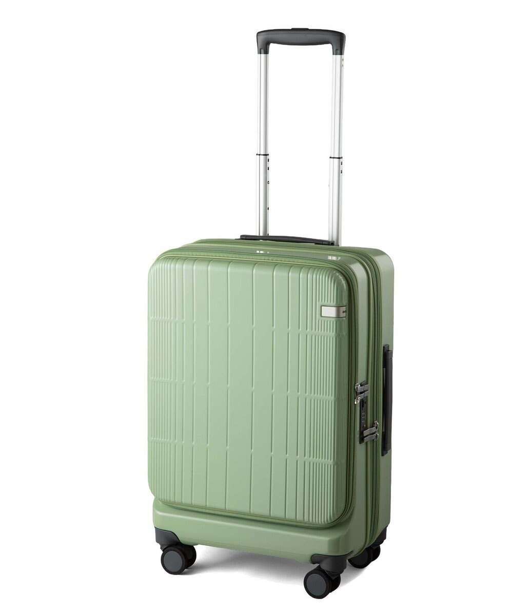 【エースバッグズアンドラゲッジ/ACE BAGS & LUGGAGE】のace. ディフェレンス スーツケース 49L 05722 インテリア・キッズ・メンズ・レディースファッション・服の通販 founy(ファニー) 　ファッション　Fashion　レディースファッション　Ladies' Fashion Online　スーツ　Suits　シンプル　Simple　トラベル　Travel　フロント　Front　ポケット　Pocket　メンズ　Mens　リュック　Ruck Sack　再入荷　Restock/Back In Stock/Re Arrival　おすすめ　Recommend　旅行　Travel　スーツケース キャリーケース　Suitcase　グリーン|ID: prp329100004562297 ipo3291000000032259586