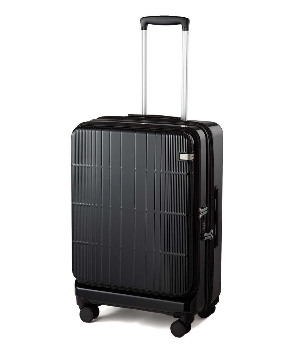 【エースバッグズアンドラゲッジ/ACE BAGS & LUGGAGE】のace. ディフェレンス スーツケース 65L 05723 インテリア・キッズ・メンズ・レディースファッション・服の通販 founy(ファニー) 　ファッション　Fashion　レディースファッション　Ladies' Fashion Online　スーツ　Suits　シンプル　Simple　トラベル　Travel　フロント　Front　ポケット　Pocket　メンズ　Mens　リュック　Ruck Sack　再入荷　Restock/Back In Stock/Re Arrival　おすすめ　Recommend　旅行　Travel　スーツケース キャリーケース　Suitcase　ブラック|ID: prp329100004562298 ipo3291000000032259590