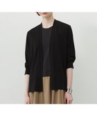 【アイシービー/iCB】の【WEB限定・接触冷感・洗える】PINION ショートカーディガン ブラック系|ID: prp329100004562309 ipo3291000000033630329