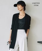 【アイシービー/iCB】の【WEB限定・接触冷感・洗える】PINION ロングカーディガン ブラック系|ID: prp329100004562310 ipo3291000000033710953