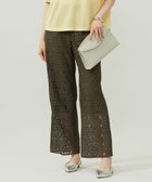 【自由区/JIYU-KU】の【カタログ掲載・洗える】フラワータイルレース パンツ ダークオリーブ|ID: prp329100004562313 ipo3291000000032259672