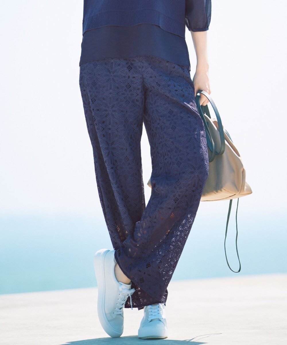 【自由区/JIYU-KU】の【カタログ掲載・洗える】フラワータイルレース パンツ 人気、トレンドファッション・服の通販 founy(ファニー) ファッション Fashion レディースファッション Fashion for Women パンツ Pants & Trousers なめらか Smooth, Silky Texture ストレート Straight, Straight Cut レース Lace, Lace Fabric ワイド Wide, Wide Fit エレガント 上品 Elegant 夏 Summer 春 Spring S/S・春夏 SS, Spring/Summer, Warm Season 洗える Machine Washable other-1|ID: prp329100004562313 ipo3291000000033081144
