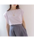 【組曲/KUMIKYOKU】のハシゴレースフレンチスリーブ カットソー 人気、トレンドファッション・服の通販 founy(ファニー) ファッション Fashion レディースファッション Fashion for Women トップス・カットソー Cut & Sew Tops シャツ・ブラウス・オフィスカジュアル Elegant Blouses & Button-Ups ロングTシャツ・Tシャツ Longline T-Shirts & Tees カットソー・ベーシックTシャツ Cut-and-Sewn Tops / Stretch Tees & Basics 春 Spring カットソー Cut and Sewn Top シルケット Silket, Silky Cotton スリット Slit, Slit Detail スリーブ Sleeve, Long Sleeve / Short Sleeve センター Center, Center Line ダブル Double, Double-Breasted フレンチ French, French Style S/S・春夏 SS, Spring/Summer, Warm Season 夏 Summer エレガント 上品 Elegant thumbnail ピンク系|ID: prp329100004562364 ipo3291000000033598176