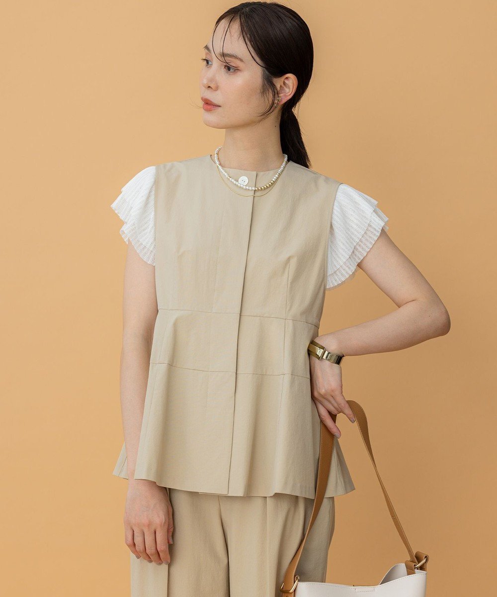 【組曲/KUMIKYOKU】の【接触冷感】スーパーライトストレッチ ジレ 人気、トレンドファッション・服の通販 founy(ファニー) 　ファッション　Fashion　レディースファッション　Ladies' Fashion Online　アウター　Coat Outerwear　トップス・カットソー　Tops/Tshirt　ベスト/ジレ　Gilets/Vests　インナー　Inner　春　Spring　コンシャス　Conscious　ストレッチ　Stretch　スリット　Slit　セットアップ　Set Up　ベスト　Vest　ポケット　Pocket　S/S・春夏　Ss・Spring/Summer　おすすめ　Recommend　夏　Summer　 other-1|ID: prp329100004562383 ipo3291000000032429288