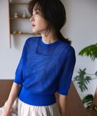 【組曲/KUMIKYOKU】の【前後着用可】メッシュ5分袖ニット カーディガン 人気、トレンドファッション・服の通販 founy(ファニー) ファッション Fashion レディースファッション Fashion for Women トップス・カットソー Cut & Sew Tops ニット Knit Tops & Sweaters カーディガン・羽織り Layered Style Cardigans 春 Spring カーディガン Cardigan, Knitwear クリスタル Crystal, Swarovski クロップド Cropped, Short Length トレンド Trend, Trending Now ノースリーブ Sleeveless, No-Sleeve ベーシック Basic, Essential 半袖 Short Sleeve, Half Sleeve メッシュ Mesh, Net Fabric S/S・春夏 SS, Spring/Summer, Warm Season おすすめ Recommended / Our Picks 夏 Summer thumbnail ウルトラマリンブルー系|ID: prp329100004562387 ipo3291000000032975570