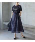 【組曲/KUMIKYOKU】のラメシアーチェック スカート 人気、トレンドファッション・服の通販 founy(ファニー) ファッション Fashion レディースファッション Fashion for Women スカート Skirts 春 Spring シアー Sheer, See-Through フレア Flare, Flared S/S・春夏 SS, Spring/Summer, Warm Season 夏 Summer エレガント 上品 Elegant thumbnail ネイビー系3|ID: prp329100004562397 ipo3291000000033573978