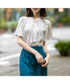 【エニィ スィス/any SiS】の【洗える】4WAY半袖 ボウブラウス アイボリー|ID: prp329100004562455 ipo3291000000034295426