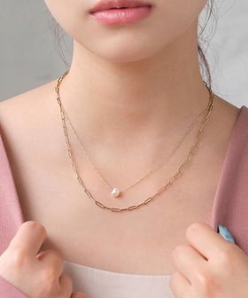 【フィービィー/phoebe】の【WEB限定】モードチェーンパールネックレス/淡水パール 人気、トレンドファッション・服の通販 founy(ファニー) ファッション Fashion レディースファッション Fashion for Women ジュエリー Jewelry ネックレス Necklaces & Pendants おすすめ Recommended / Our Picks アクセサリー Fashion Accessories チェーン Chain, Chain Strap ネックレス Necklace, Pendant Necklace パール Pearl, Pearl Accent エレガント 上品 Elegant |ID:prp329100004562479