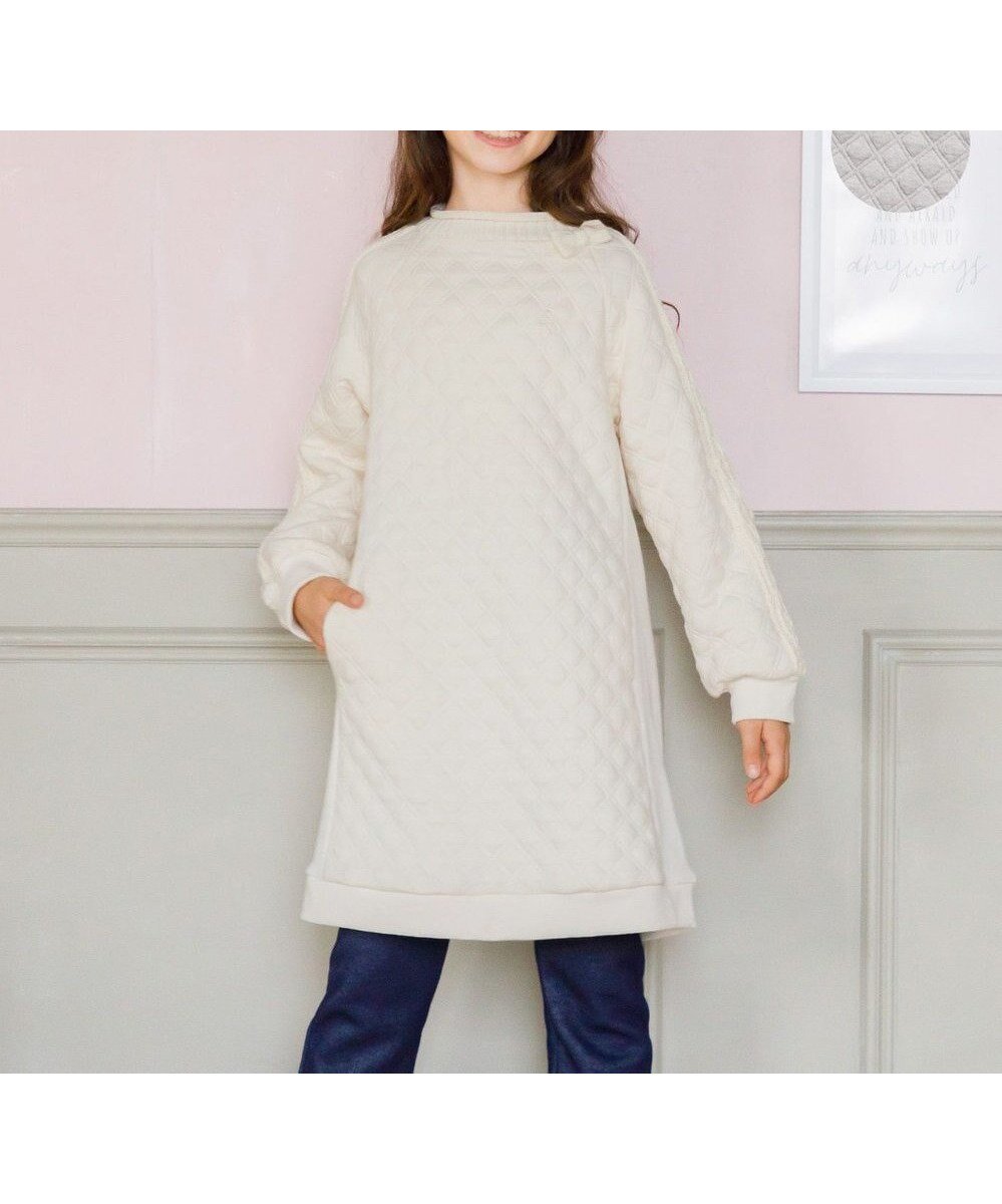 【組曲 / KIDS/KUMIKYOKU】の【110-140㎝】ダイヤキルト ワンピース 人気、トレンドファッション・服の通販 founy(ファニー) 　ファッション　Fashion　キッズファッション　KIDS Children’s Clothing　ワンピース　Dress/Kids　キルト　Quilt　エレガント 上品　Elegant　冬　Winter　A/W・秋冬　Aw・Autumn/Winter・Fw・Fall-Winter　 other-1|ID: prp329100004563714 ipo3291000000032562806