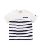 【ミキハウスホットビスケッツ/MIKI HOUSE HOT BISCUITS / KIDS】の【80-150cm】【ミキハウス】 ボーダー半袖Tシャツ 紺|ID: prp329100004563719 ipo3291000000032745861