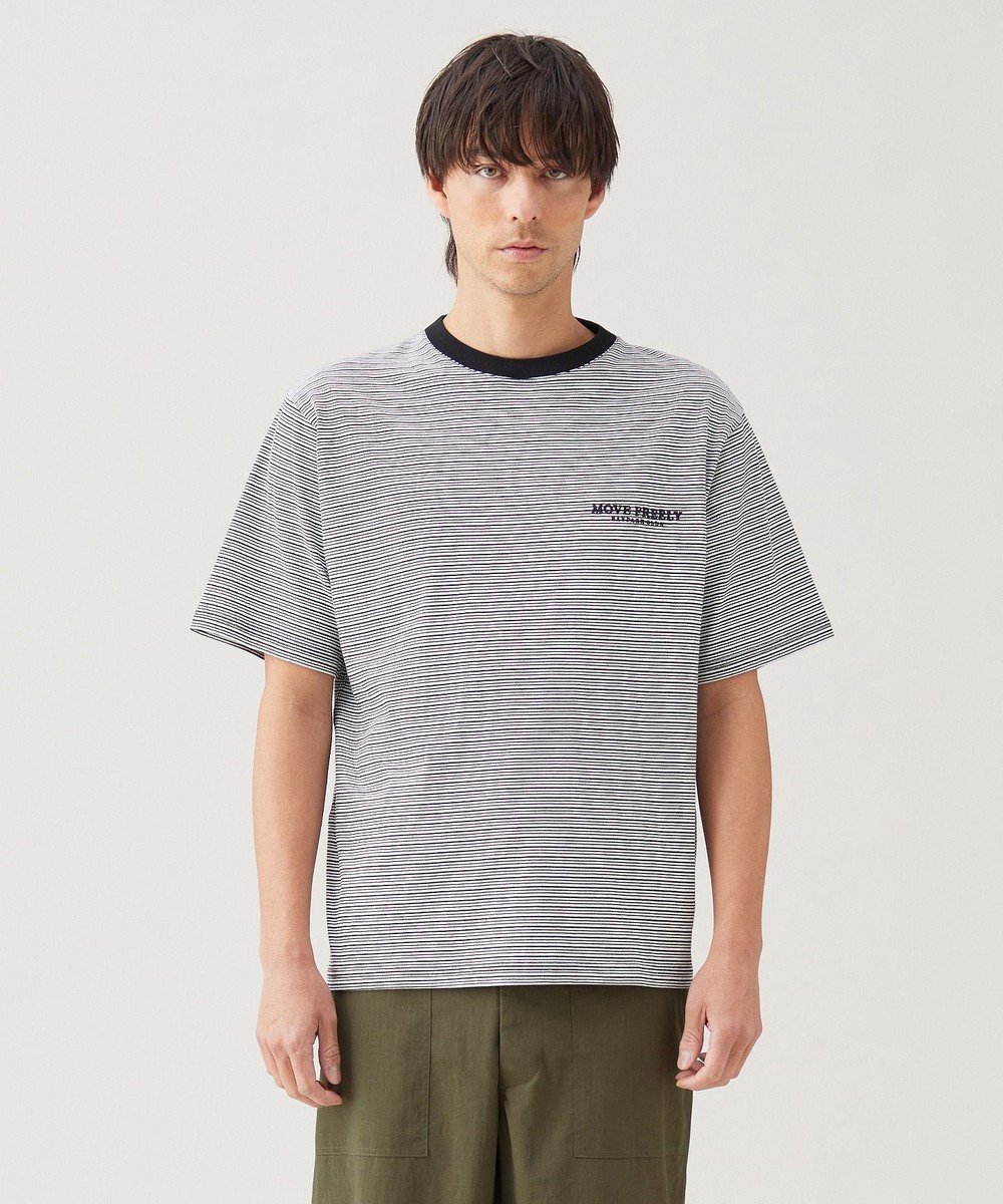 【アンフィーロ/UNFILO / MEN】の【UVケア】BASIC ロゴTEE【ギフトにもおすすめ】 インテリア・キッズ・メンズ・レディースファッション・服の通販 founy(ファニー) 　ファッション　Fashion　メンズファッション　Fashion for Men　トップス・カットソー　Cut & Sew Tops　メンズシャツ　Shirts　おすすめ　Recommended / Our Picks　カットソー　Cut and Sewn Top　ギフト プレゼント　Gift / Present　コレクション　Collection, Seasonal Line　今季　This Season, Current Season　夏　Summer　春　Spring　S/S・春夏　SS, Spring/Summer, Warm Season　ブラックボーダー|ID: prp329100004563745 ipo3291000000033246143