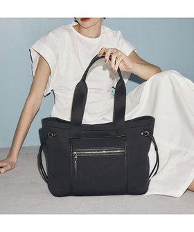 【トプカピ/TOPKAPI】 【TREASURE TOPKAPI】ネオプレン フロントポケット 2way トートバッグ人気、トレンドファッション・服の通販 founy(ファニー) ファッション Fashion レディースファッション Fashion for Women バッグ Bags スマート Smart, Elegant チャーム Charm, Pendant パイピング Piping, Trim Design フェイクレザー Faux Leather, PU Leather フロント Front, Front Design ポケット Pocket, Pocket Detail ビジネス 仕事 通勤 Business / Work / Commuting |ID:prp329100004563753