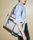【トプカピ/TOPKAPI】の【TREASURE TOPKAPI】ネオプレン フロントポケット 2way トートバッグ 人気、トレンドファッション・服の通販 founy(ファニー) ファッション Fashion レディースファッション Fashion for Women バッグ Bags スマート Smart, Elegant チャーム Charm, Pendant パイピング Piping, Trim Design フェイクレザー Faux Leather, PU Leather フロント Front, Front Design ポケット Pocket, Pocket Detail ビジネス 仕事 通勤 Business / Work / Commuting thumbnail グレー|ID: prp329100004563753 ipo3291000000034338100