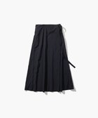 【エイトン/ATON】のHAND DYED NYLON ラップスカート NAVY|ID: prp329100004563756 ipo3291000000032527752