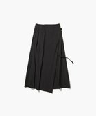 【エイトン/ATON】のHAND DYED NYLON ラップスカート BLACK|ID: prp329100004563756 ipo3291000000032527754