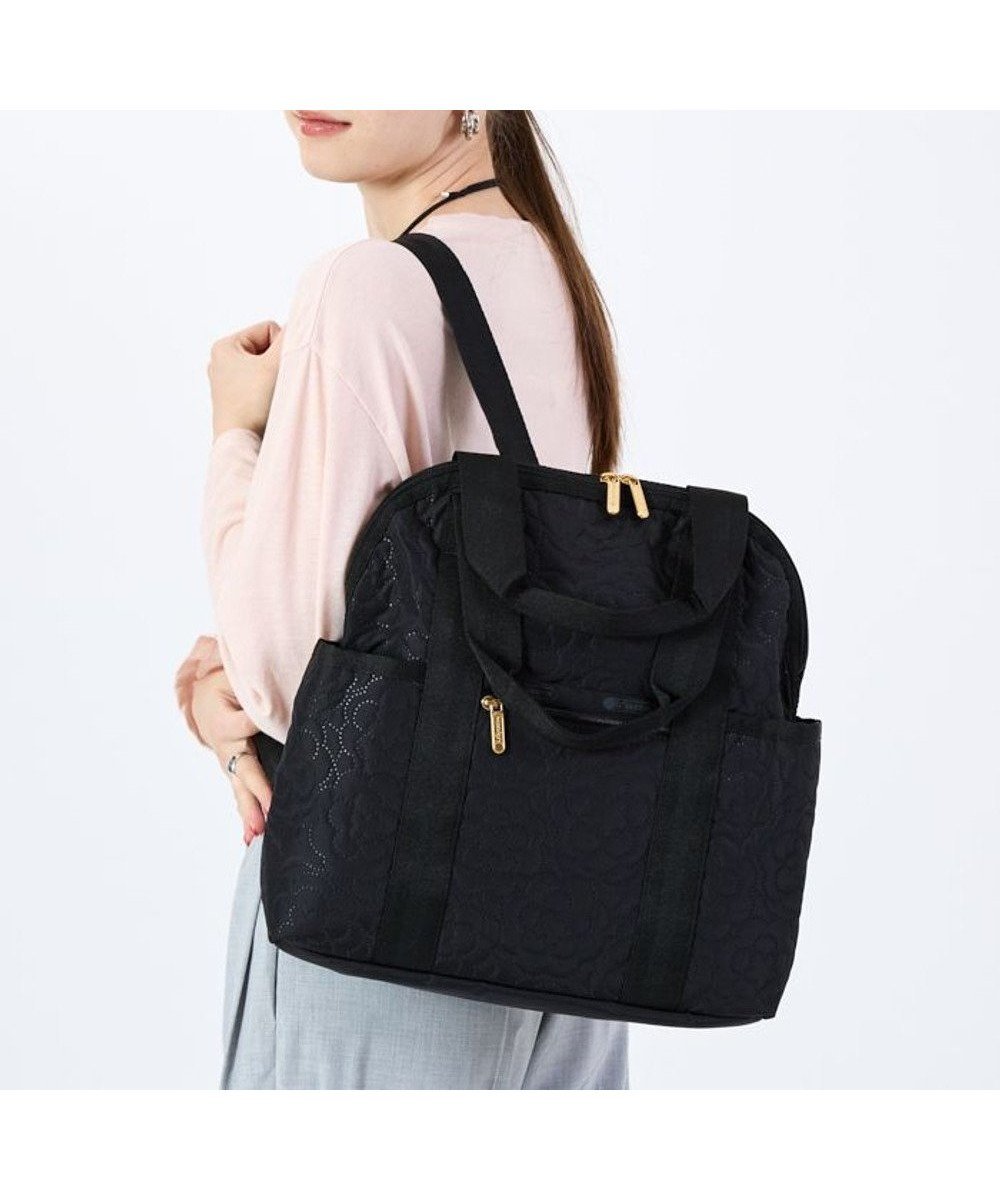 【レスポートサック/LeSportsac】のDOUBLE TROUBLE BACKPACK/パフィーブロッサムズ 人気、トレンドファッション・服の通販 founy(ファニー) 　ファッション　Fashion　レディースファッション　Fashion for Women　バッグ　Bags　おすすめ　Recommended / Our Picks　クラシカル　Classical, Vintage-Inspired　ショルダー　Shoulder, Shoulder Strap　ポケット　Pocket, Pocket Detail　メッシュ　Mesh, Net Fabric　リュック　Backpack, Rucksack　人気　Popular, Best Seller　旅行　Travel　 other-1|ID: prp329100004563760 ipo3291000000033710407