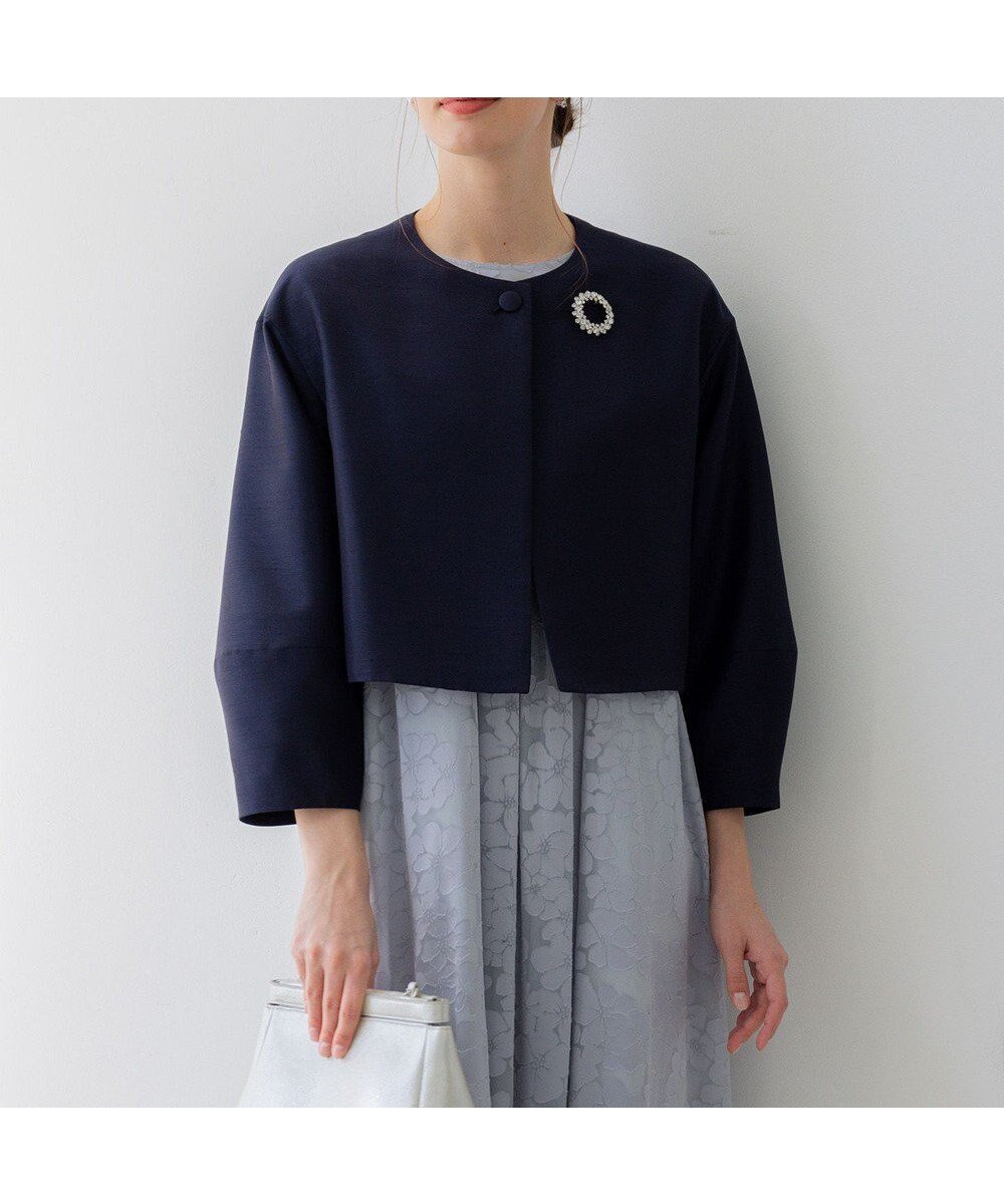 【23区/NIJYUSANKU】の【APPLAUDIR】トリアセシャンタン ジャケット 人気、トレンドファッション・服の通販 founy(ファニー) 　ファッション　Fashion　レディースファッション　Fashion for Women　アウター　Coat / Outerwear Collection　レディースジャケット・軽アウター　Jackets　ノーカラージャケット / シンプル上品コーデ　Collarless Jackets　2025年　2025　2025春夏・S/S　Spring/Summer 2025 SS25　おすすめ　Recommended / Our Picks　シャンタン　Shantung, Silk-Like Fabric　ショート　Short, Short Length　シルク　Silk, 100% Silk　ジャケット　Jacket, Outerwear　スリーブ　Sleeve, Long Sleeve / Short Sleeve　セットアップ　Set-Up, Coordinated Outfit　ドレス　Dress, One-Piece　パーティ　Party, Party Style　夏　Summer　春　Spring　S/S・春夏　SS, Spring/Summer, Warm Season　結婚式　Wedding　 other-1|ID: prp329100004563762 ipo3291000000033617545