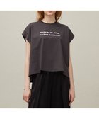 【23区/NIJYUSANKU】の【SACRA】フォールデッドライン ロゴカットソー 人気、トレンドファッション・服の通販 founy(ファニー) ファッション Fashion レディースファッション WOMEN トップス・カットソー Tops/Tshirt シャツ/ブラウス Shirts/Blouses ロング / Tシャツ T-Shirts カットソー Cut and Sewn 春 Spring カッティング Cutting カットソー Cut And Sew クロップド Cropped コレクション Collection ドレープ Drape バランス Balance フォルム Form プリント Print 別注 Special Order ミックス Mix ワイド Wide S/S・春夏 Ss・Spring/Summer 再入荷 Restock/Back In Stock/Re Arrival 夏 Summer 2024年 2024 2024春夏・S/S Ss,Spring/Summer,2024 thumbnail チャコールグレー系|ID: prp329100004563770 ipo3291000000032273775