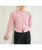 【ハッシュニュアンス/#Newans】の【カシミヤ混】コンパクトニットカーディガン ローズ系|ID: prp329100004563775 ipo3291000000033355429