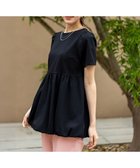 【エニィ スィス/any SiS】の【洗える】コンビネーションペプラム チュニック ブラック|ID: prp329100004563798 ipo3291000000033564479