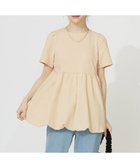 【エニィ スィス/any SiS】の【洗える】コンビネーションペプラム チュニック イエロー|ID: prp329100004563798 ipo3291000000033564480