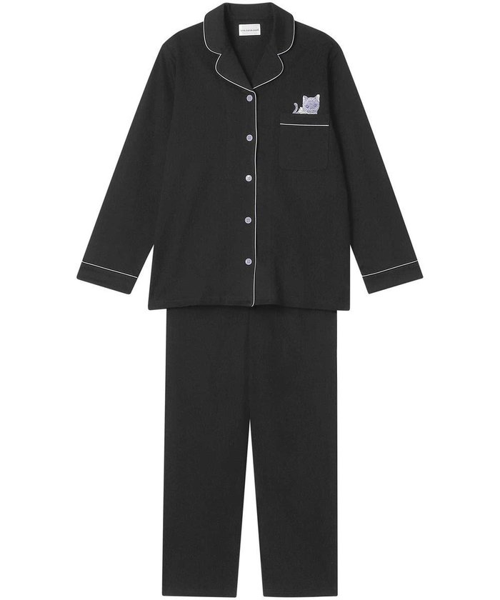 【ウンナナクール/une nana cool】の【綿100%】 魔女の猫パジャマ インテリア・キッズ・メンズ・レディースファッション・服の通販 founy(ファニー) https://founy.com/ ファッション Fashion レディースファッション Fashion for Women ネコ Cat, Feline Motif 猫 Cat, Kitty パイピング Piping, Trim Design パジャマ Pajamas, Sleepwear ポケット Pocket, Pocket Detail リラックス Relax, Relaxed Fit ワイヤー Wire, Wired Bra おすすめ Recommended / Our Picks |ID: prp329100004563806 ipo3291000000033661083