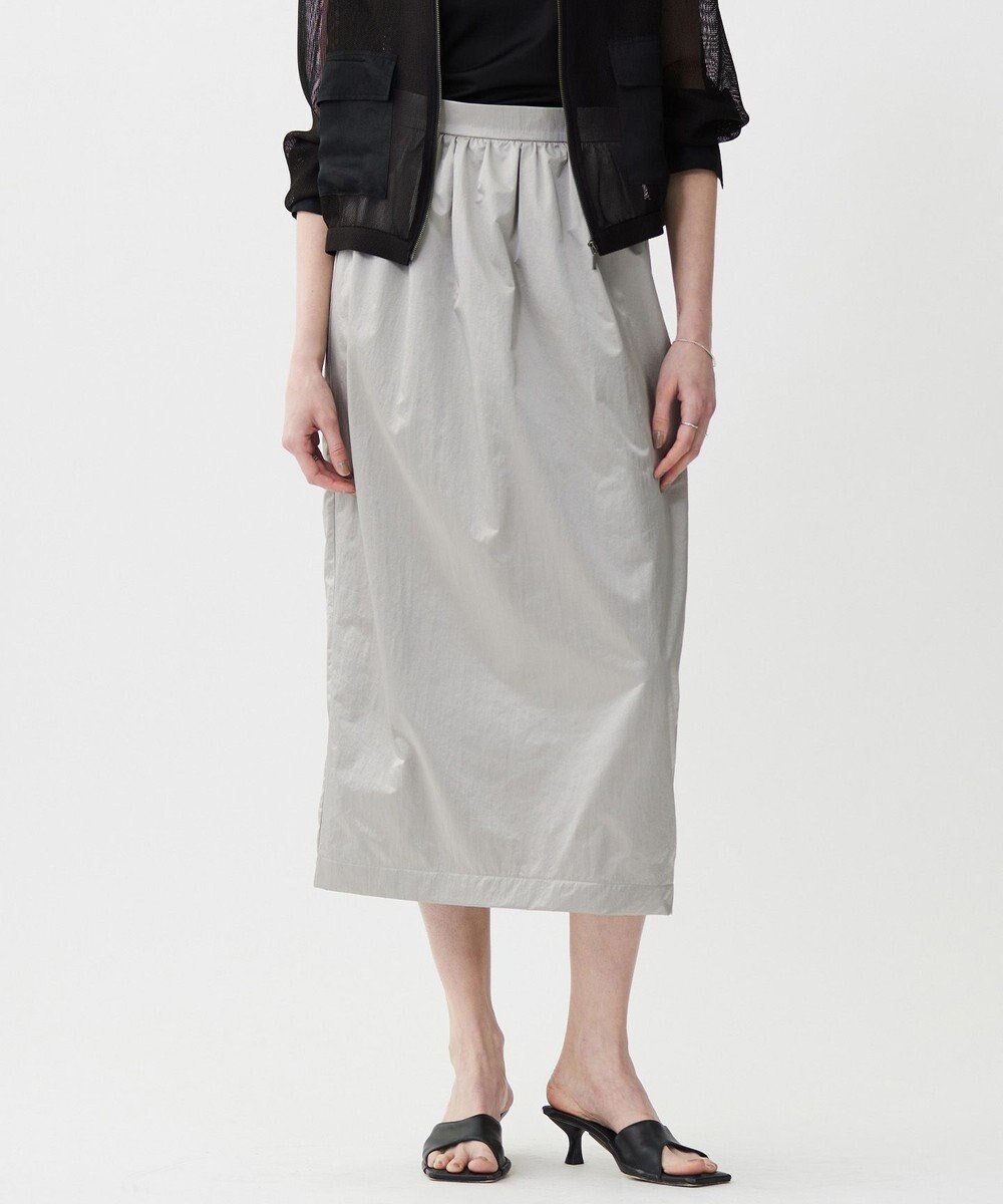 【アイシービー/iCB】のメタリックナイロンサテン コクーンスカート 人気、トレンドファッション・服の通販 founy(ファニー) 　ファッション　Fashion　レディースファッション　Fashion for Women　スカート　Skirts　2025年　2025　2025春夏・S/S　Spring/Summer 2025 SS25　ギャザー　Gathered, Ruffled　サテン　Satin, Glossy Fabric　シャイニー　Shiny, Glossy Finish　シンプル　Simple, Minimal　トレンド　Trend, Trending Now　リラックス　Relax, Relaxed Fit　夏　Summer　春　Spring　S/S・春夏　SS, Spring/Summer, Warm Season　 other-1|ID: prp329100004563846 ipo3291000000033658328