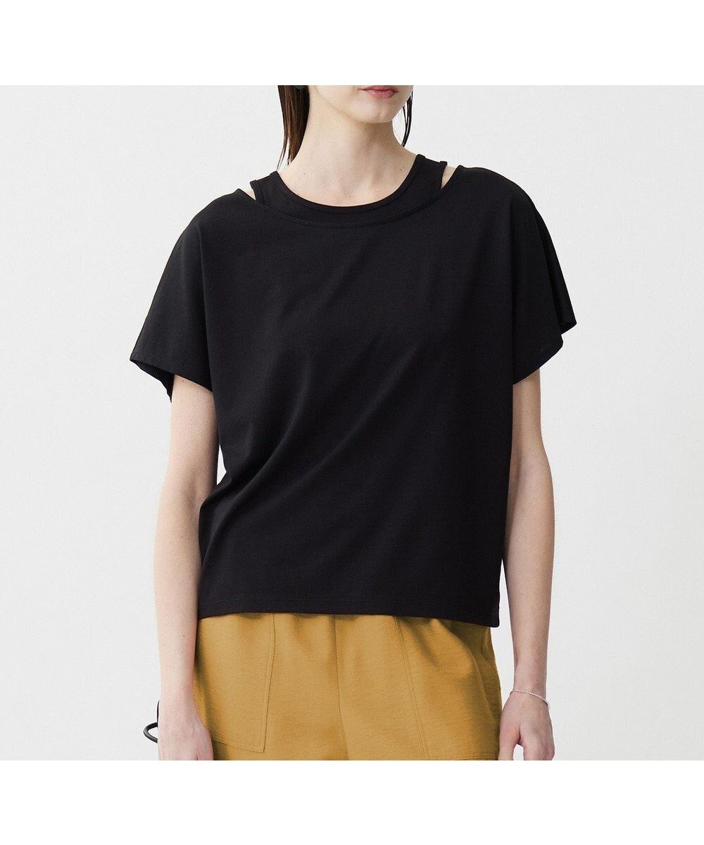【アイシービー/iCB】の【UVケア・吸水速乾・洗える】ライクレイヤードTEE 人気、トレンドファッション・服の通販 founy(ファニー) 　ファッション　Fashion　レディースファッション　Fashion for Women　トップス・カットソー　Cut & Sew Tops　シャツ・ブラウス・オフィスカジュアル　Elegant Blouses & Button-Ups　ロングTシャツ・Tシャツ　Longline T-Shirts & Tees　カットソー・ベーシックTシャツ　Cut-and-Sewn Tops / Stretch Tees & Basics　春　Spring　洗える　Machine Washable　カットソー　Cut and Sewn Top　吸水　Absorbent, Quick-Dry　タンク　Tank Top, Sleeveless Top　S/S・春夏　SS, Spring/Summer, Warm Season　再入荷　Restock / Back in Stock　日本製　Made In Japan　夏　Summer　2025年　2025　2025春夏・S/S　Spring/Summer 2025 SS25　 other-1|ID: prp329100004563847 ipo3291000000032274594