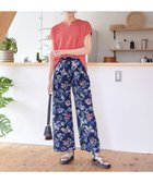 【ティアクラッセ/Tiaclasse】の【洗える】アソートプリントワイドパンツ ネイビー|ID: prp329100004563851 ipo3291000000033658342